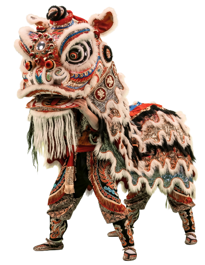 Un León Danzante Chino